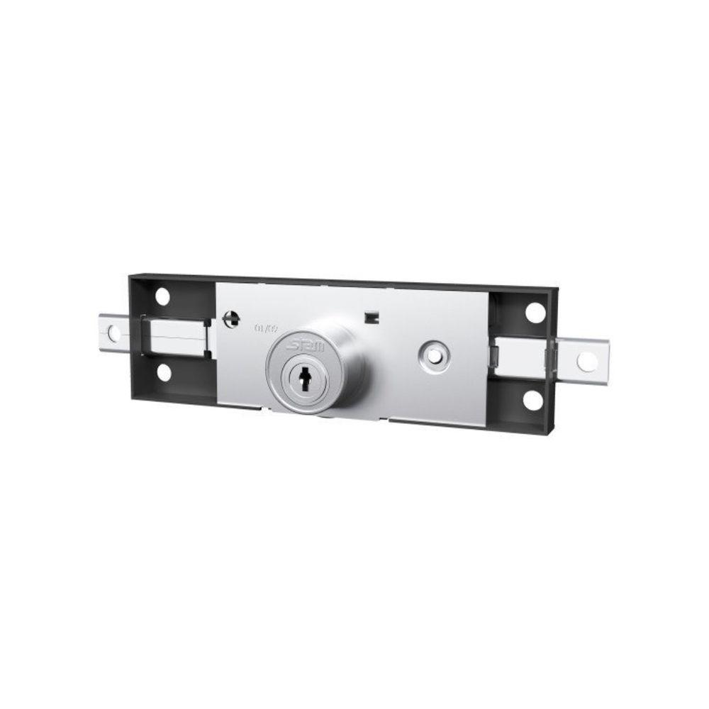 Fechadura Porta De Enrolar 201 Preto Fosco - Stam - 1