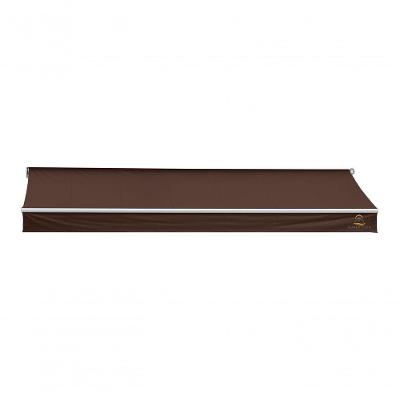 Toldo Articulado Flex - Pvc - 3,00M Marrom Projeção 2,50