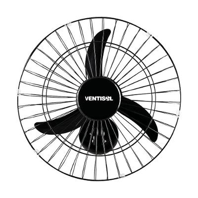 Ventilador De Parede 50cm 3p New Pr Gr Aco Pr Bivolt Ventisol