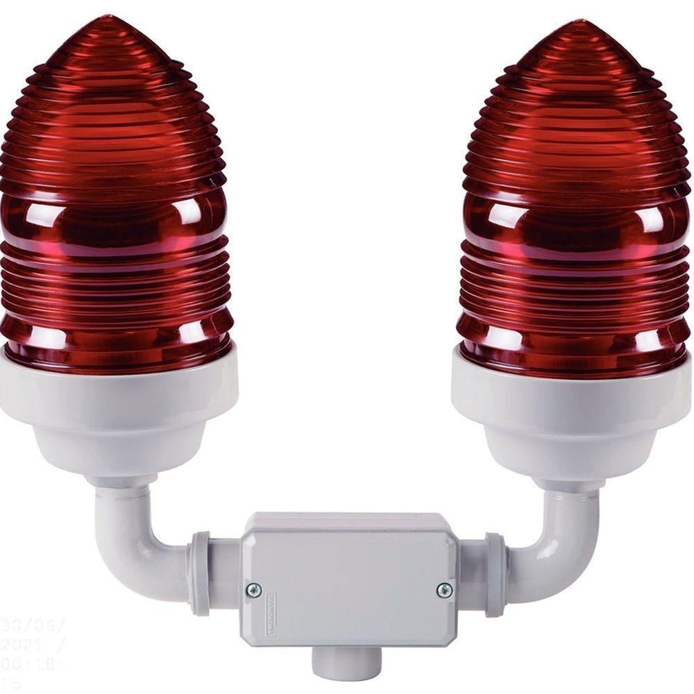 Sinalizador Duplo Vermelho 60 W Tramontina Em Alumínio Tramontina - 1