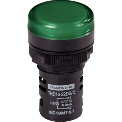 Sinalizador Tramontina Trd16-22ds/2 24 V Verde Tramontina