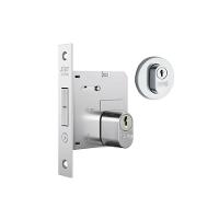 Fechadura 1006 Para Porta De Correr Cromado Externa - Stam Redondo - 1