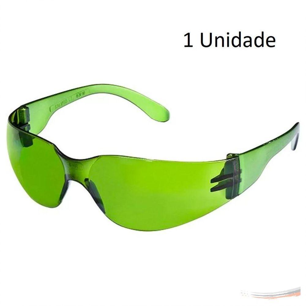 Óculos Segurança Epi Croma Verde Proteção Trabalho Ca36655 - 1