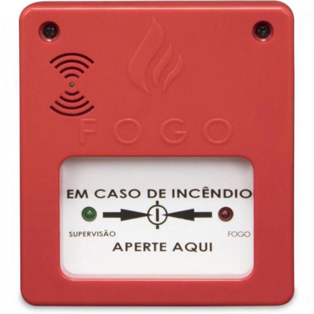 Acionador Manual Com Sirene 12V/24V Convencional Segurimax - 1