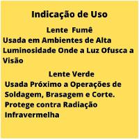 Óculos Proteção Segurança Epi Croma Fumê Promoção Com Ca