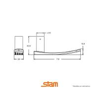 Fechadura Espelhada Inox - Stam Tetra 1800/21 - 4