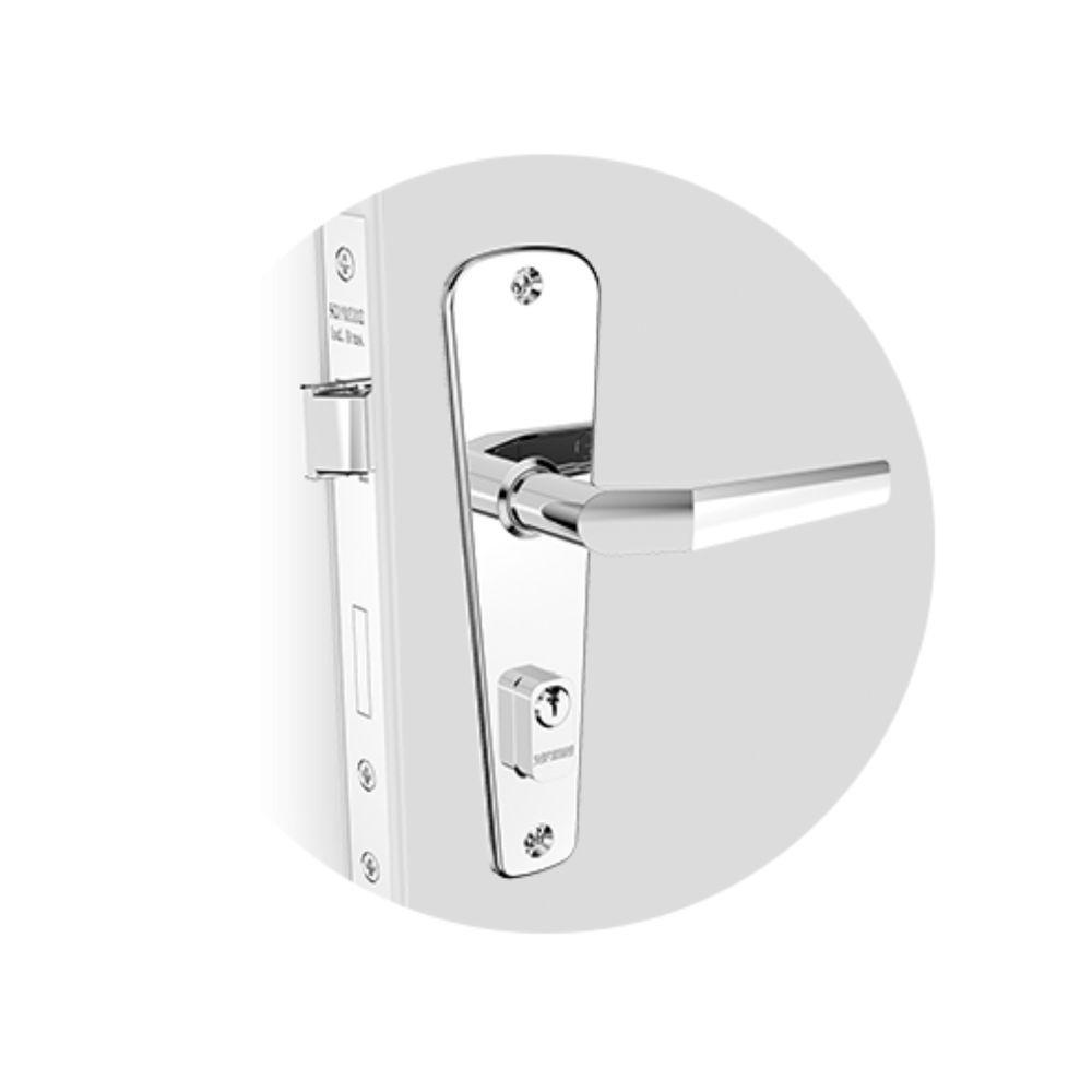 Fechadura Popline 40x53 Cromada - Soprano Externa - 1