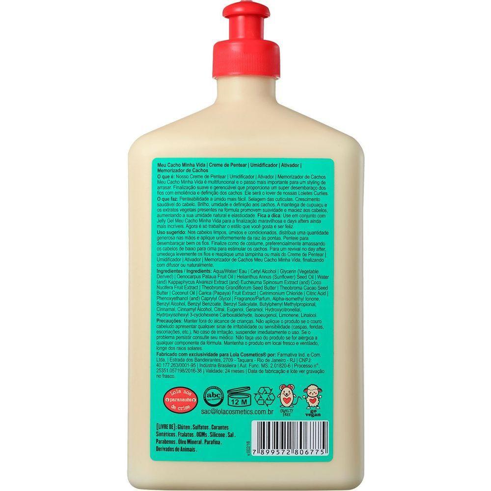 Creme Para Pentear Meu Cacho Minha Vida Lola Cosmetics 500G - 4