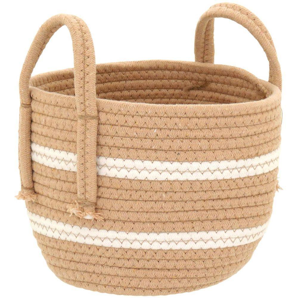 Singara Cesta Tecido Bege 3Pç - 3