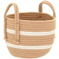 Singara Cesta Tecido Bege 3Pç - 3