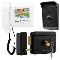 Kit 1 Vídeo Porteiro Interfone Ivr 1010 + 1 Fechadura Fx500 Intelbras Ivr1010 Fx 500 - 1