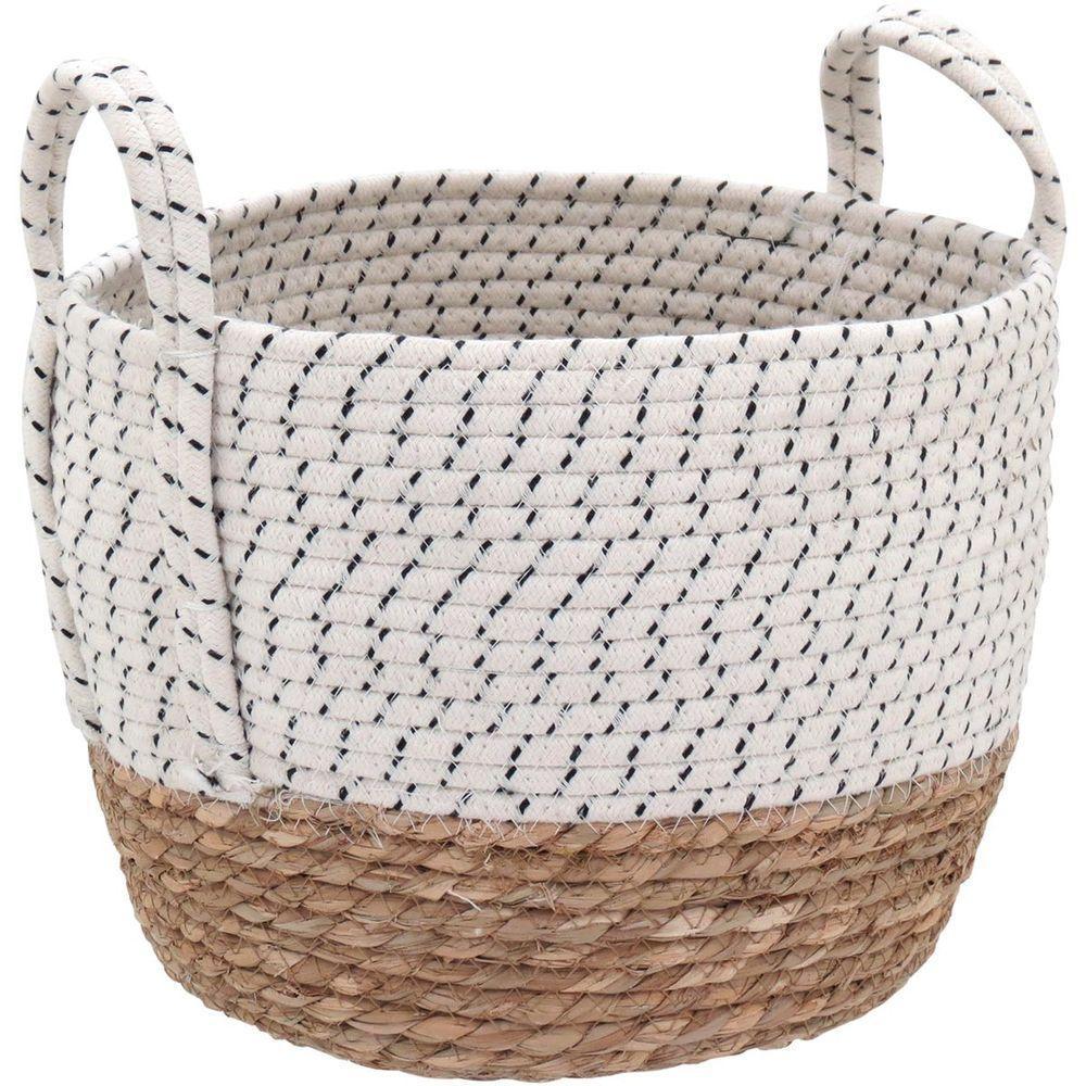 Kigali Cesta Fibra Branco 3Pç - 4