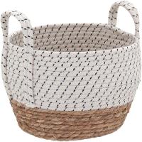 Kigali Cesta Fibra Branco 3Pç - 3