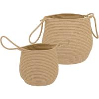 Chartier Cesta Tecido Natural 2Pç - 1