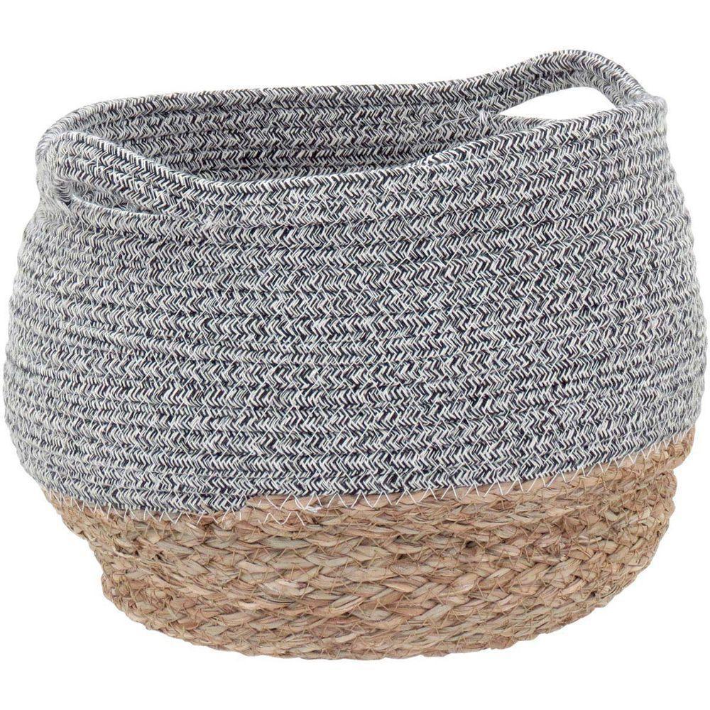 Kigali Cesta Fibra Cinza 3Pç - 2