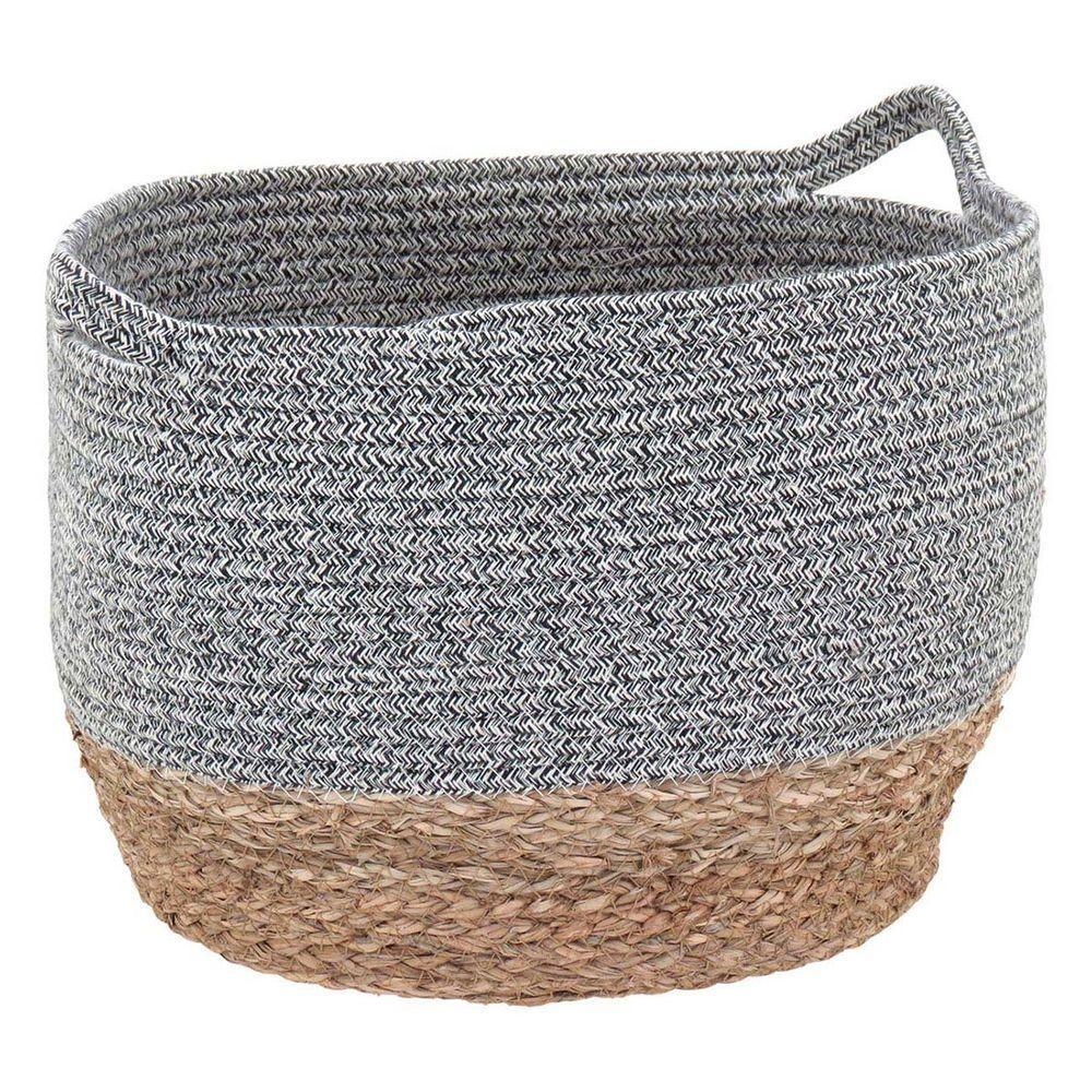 Kigali Cesta Fibra Cinza 3Pç - 4