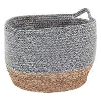 Kigali Cesta Fibra Cinza 3Pç - 4