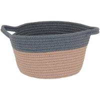 Allegra Cesta Tecido Cinza 3Pç - 5