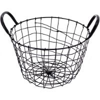 Wire Cesta Metal Preto 3Pç Redondo - 3