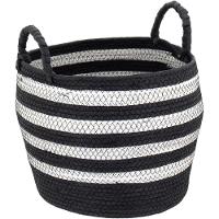 Sawalli Cesta Fibra Preto 3Pç - 4