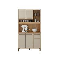 Armário De Cozinha 05 Portas 01 Gaveta Cinamono/Off White - 1