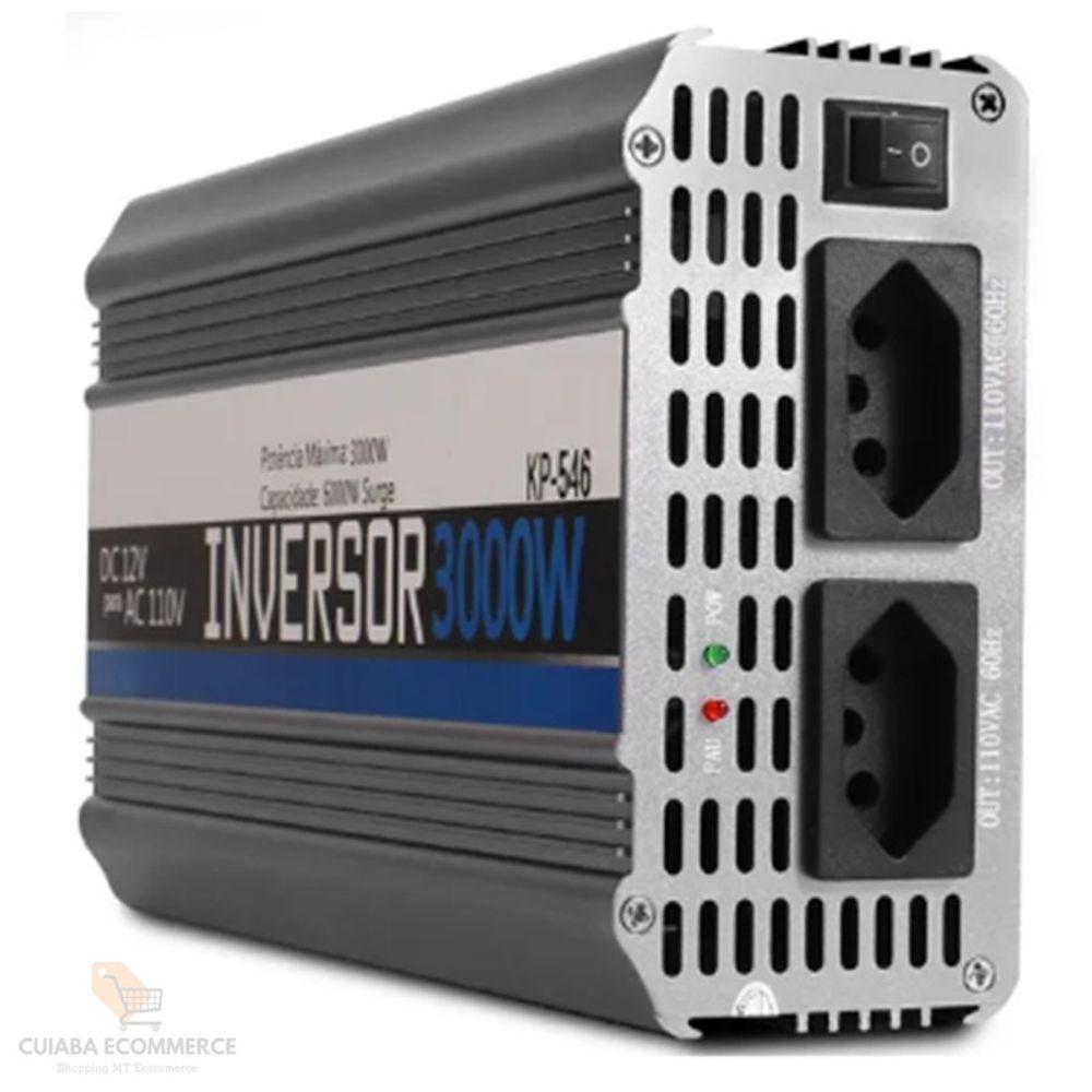 Inversor 12v 110v 3000w Tensão Kp546 Para Veiculos - 5