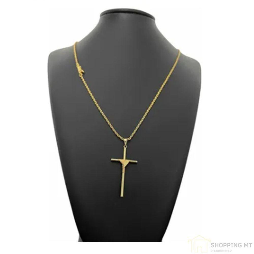 Corrente Cadeado 1mm Banhado A Ouro 18k De Moeda Antiga - 2