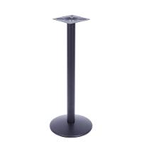 Mesa Bistrô Zeta 111,50 Cm (Altura) Com Tampo Em Mdp Quadrado 70 Cm Preto