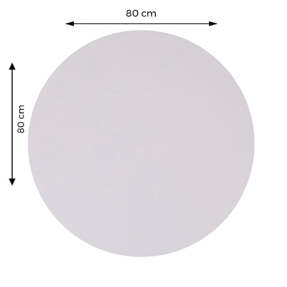 Mesa Bistrô Beta 112,50 Cm (Altura) Com Tampo Em Mdp Redonda 80 Cm Branco - 3