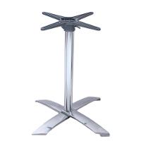 Mesa Gama Dobrável Em Alumínio 75 Cm (Altura) Com Tampo Em Mdp Redonda 80 Cm Preto