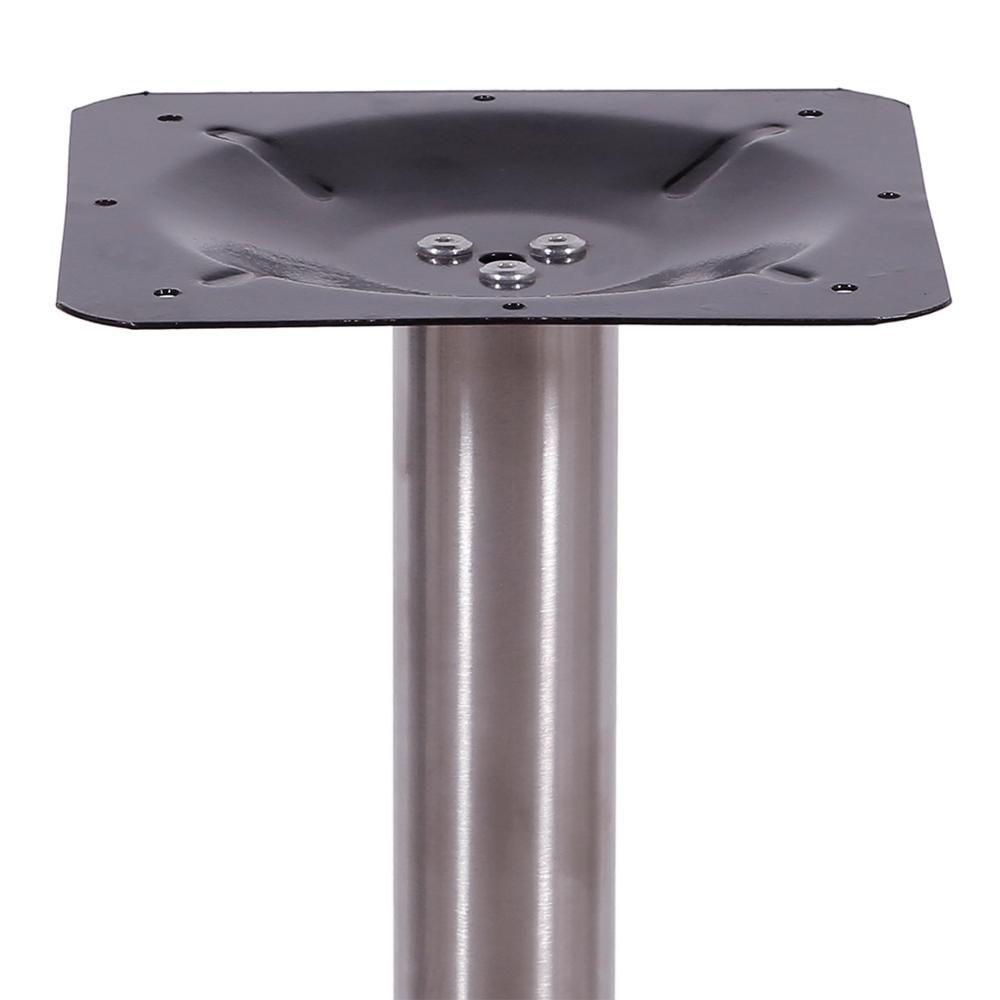 Mesa Bistrô Beta 112,50 Cm (Altura) Com Tampo Em Mdp Quadrado 60 Cm Imbuia - 6