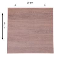 Mesa Bistrô Beta 112,50 Cm (Altura) Com Tampo Em Mdp Quadrado 60 Cm Imbuia - 5