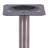 Mesa Bistrô Beta 112,50 Cm (Altura) Com Tampo Em Mdp Quadrado 80 Cm Preto - 2