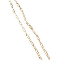 Corrente Cardi Fecho Canhão 8mm 34g Banhado 18k - 1