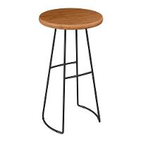 Mesa Bistro Bar E Kit 02 Banquetas Altas Aurum Peroba Preto Dhom Peroba Preto - 7