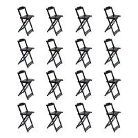 Kit 8 Jogos De Mesa Bistrô De Madeira Com 2 Cadeiras Dobravel Marrom - Marrom - 4