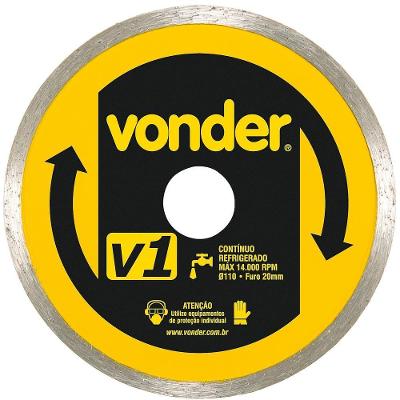 Disco Diamantado 110Mm Contínuo Furo 20Mm V1 - Vonder
