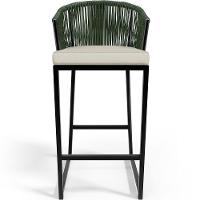 Kit Mesa Bistrô Com 03 Banquetas Área Gourmet D04 Verde - 7