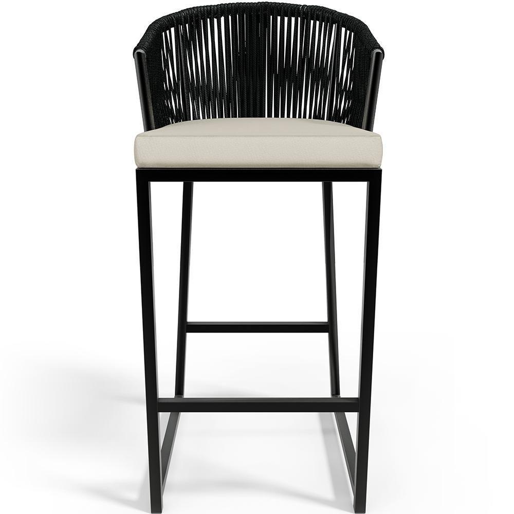 Kit Mesa Bistrô Com 03 Banquetas Área Gourmet D04 Preto - 4