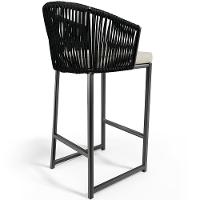 Kit Mesa Bistrô Com 03 Banquetas Área Gourmet D04 Preto - 2