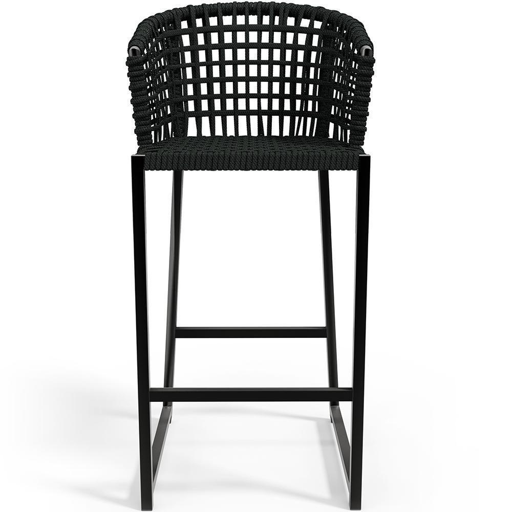 Kit Mesa Bistrô Com 03 Banquetas Área Gourmet D04 Preto - 4