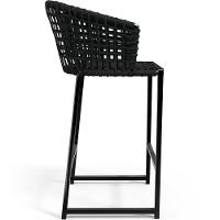 Kit Mesa Bistrô Com 03 Banquetas Área Gourmet D04 Preto - 3