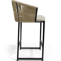 Kit Mesa Bistrô Com 03 Banquetas Área Gourmet D04 Bege - 3