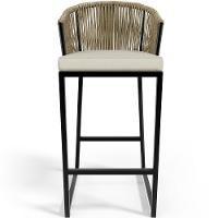 Kit Mesa Bistrô Com 03 Banquetas Área Gourmet D04 Bege