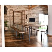 Conjunto Mesa Dobrável Retrátil De Parede Com Bancos 4,15m Noronha - 1