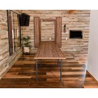 Conjunto Mesa Dobrável Retrátil De Parede Com Bancos 4,15m Noronha