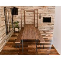 Conjunto Mesa Dobrável Retrátil De Parede Com Bancos 4,15m Noronha - 14