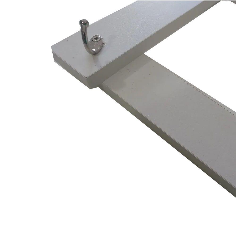 Cabideiro De Parede Sanfona Branco Em Mdf - 8