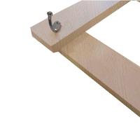 Cabideiro De Parede Sanfona Madeirado Em Mdf - 6