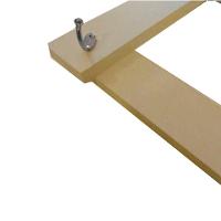 Cabideiro De Parede Sanfona Natural Em Mdf - 5